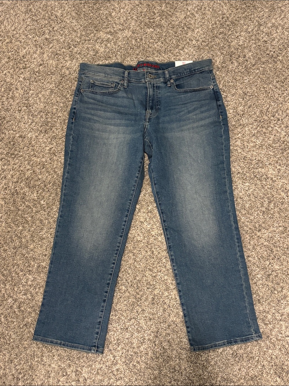NWT Lucky Brand Sweet Mid Rise Crop Jeans 31